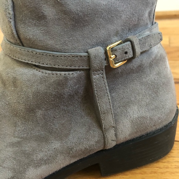 Cole Haan Valentina Grey Over the Knee Boots - Picture 3 of 6